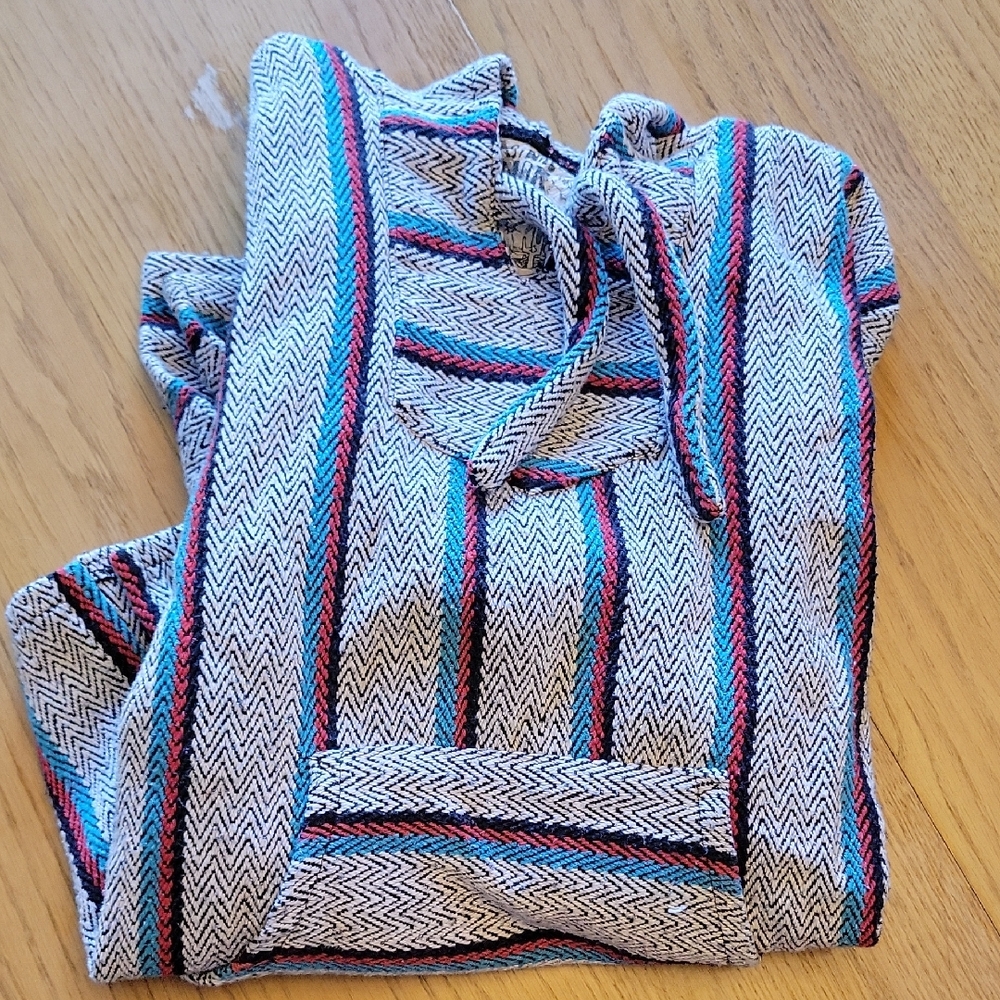 Striped Hooded Drug Rug